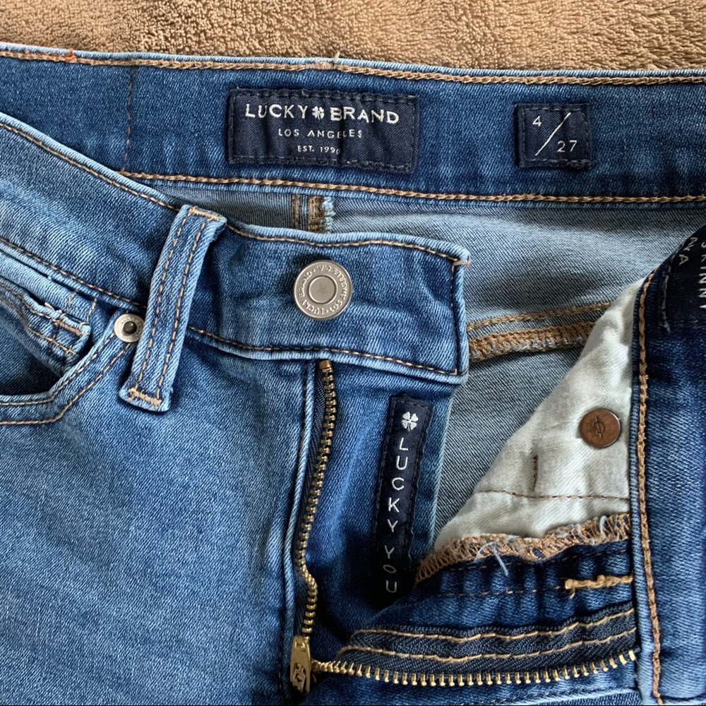 Lucky Brand Mid Rise Super Skinny Jeans